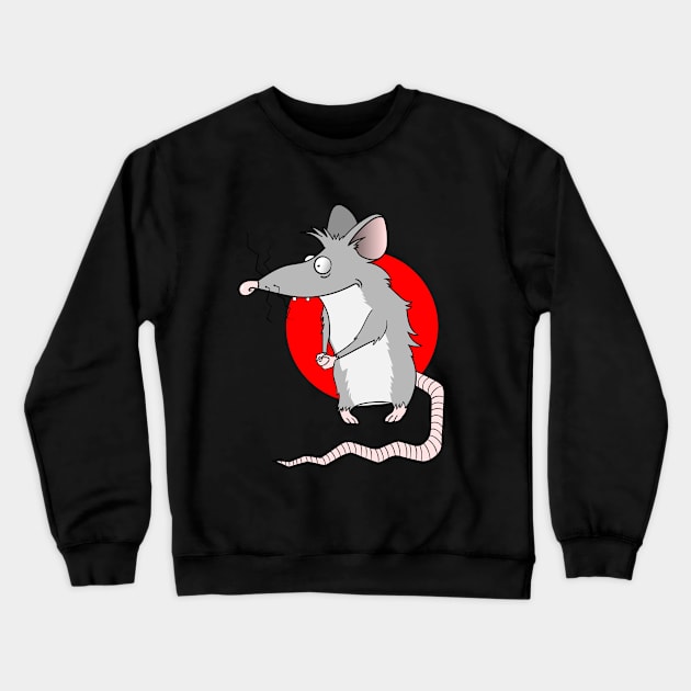 rat Crewneck Sweatshirt by Shvetsov